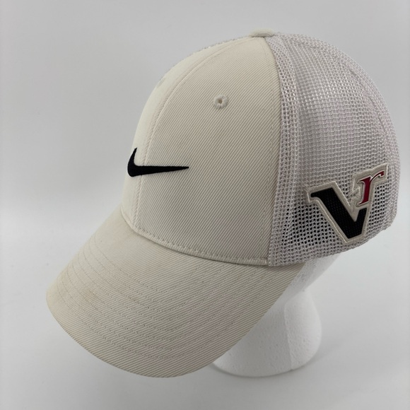 Nike Cream Mesh Cap Nike Golf flexfit 20Xl trucker hat - Picture 1 of 8